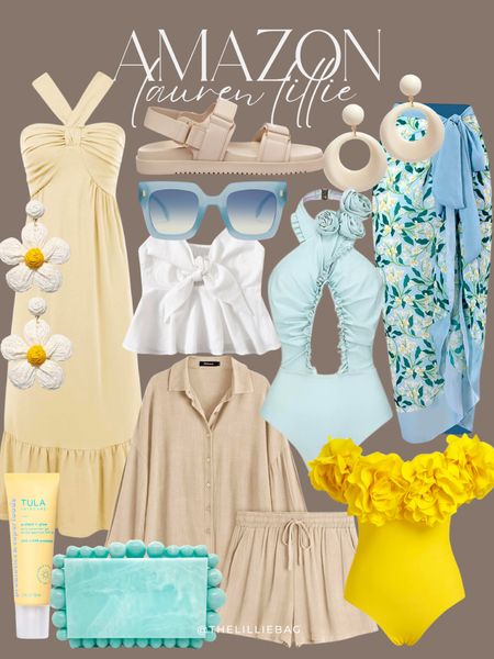 Amazon coastal inspo!🩵💛

Swimwear. Swimsuit. Women fashion. Summer outfit. Vacation outfit. Maxi dress. 

#LTKSeasonal #LTKStyleTip #LTKFindsUnder50