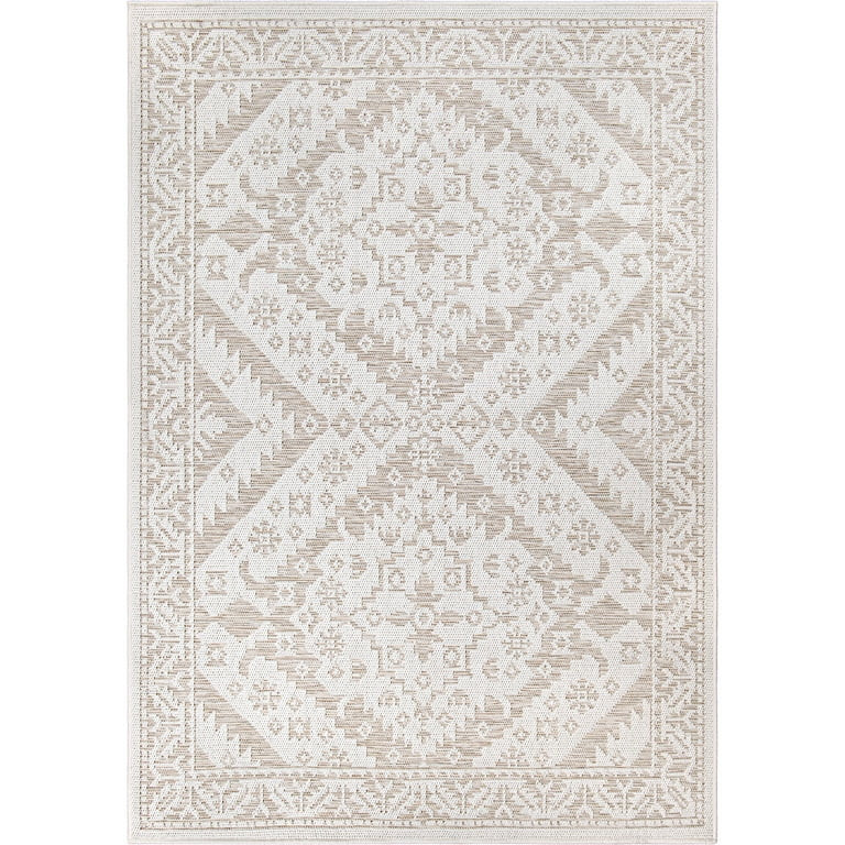 My Texas House Western Tide 5' X 7' Driftwood Reversible Outdoor Rug | Walmart (US)