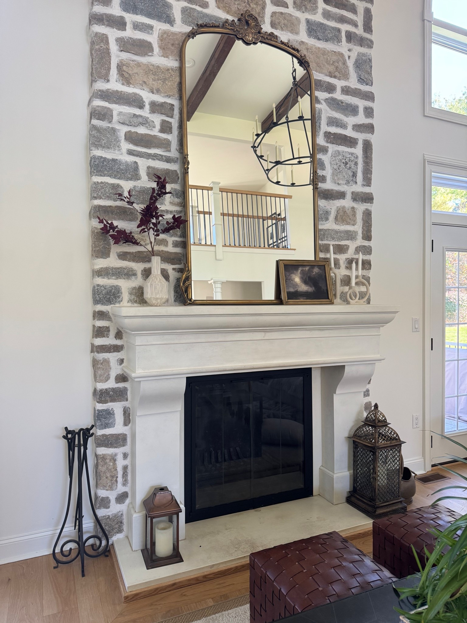 Simple fall mantle decor 

#LTKSeasonal #LTKHalloween #LTKHome