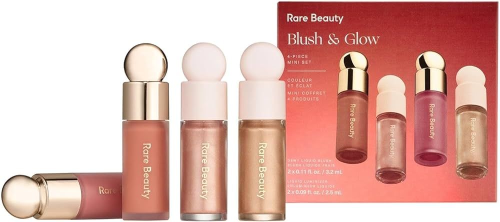 Rare Beauty by Selena Gomez Mini Blush & Glow 4-Piece Set | Amazon (US)