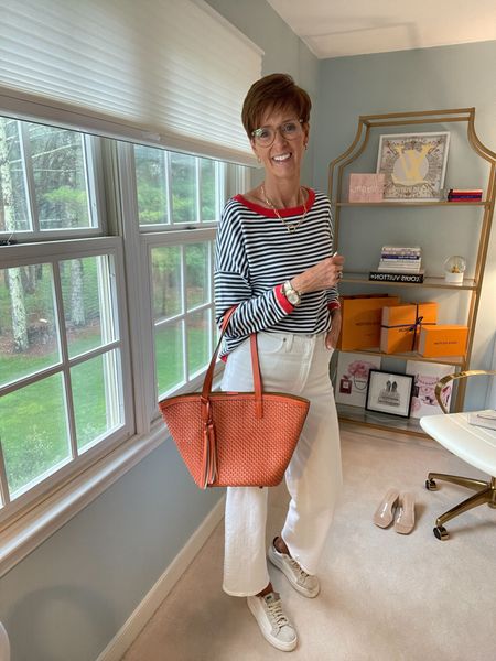 Stripes are a classic. Love the contrasting  ribbing in this lightweight sweater from Amazon.

Over 50 fashion, tall fashion, workwear, everyday, timeless, Classic Outfits

Hi I’m Suzanne from A Tall Drink of Style - I am 6’1”. I have a 36” inseam. I wear a medium in most tops, an 8 or a 10 in most bottoms, an 8 in most dresses, and a size 9 shoe. 

fashion for women over 50, tall fashion, smart casual, work outfit, workwear, timeless classic outfits, timeless classic style, classic fashion, jeans, date night outfit, dress, spring outfit, jumpsuit

#LTKfindsunder50 #LTKover40 #LTKstyletip