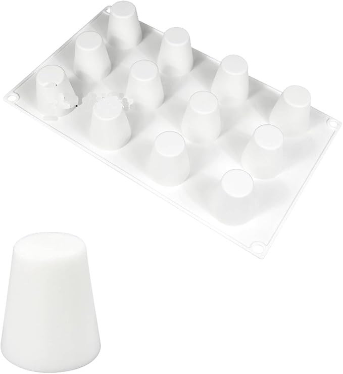 mostsom Cylinder Cup Shape Mousse Cake Mold For Making Chocolate Muffin Ice Shot Glass Mould Kitc... | Amazon (US)