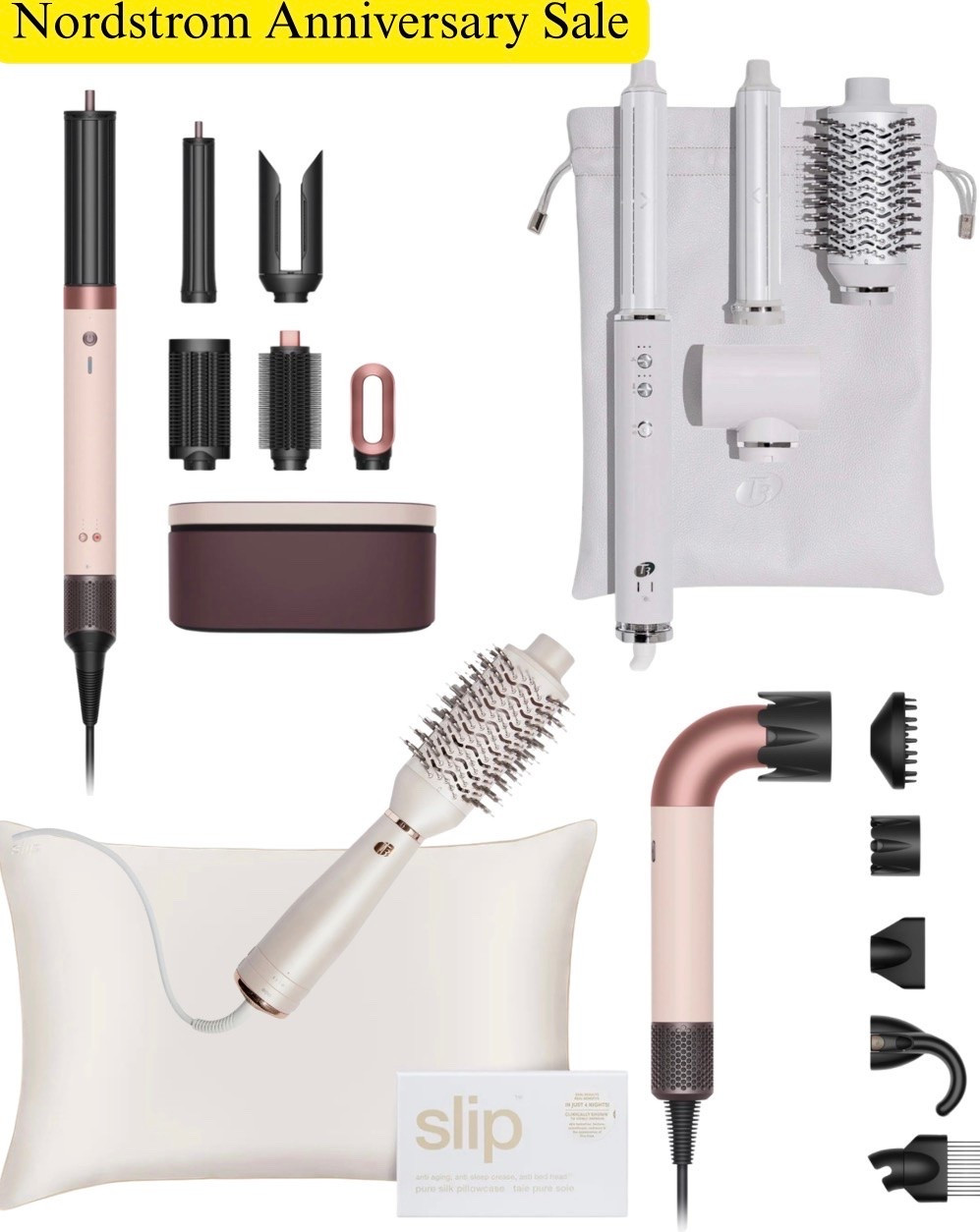I own multiple slip silk pillowcases and I love them!! Nordstrom has so many amazing hair tools on sale right now! Dyson blow dryer, beauty, anniversary sale.

#LTKSaleAlert #LTKBeauty #LTKmorningroutine