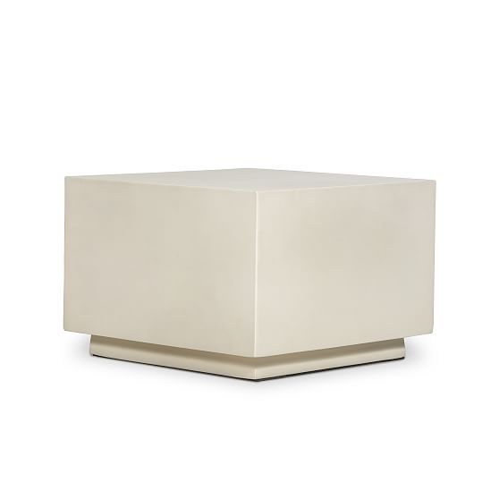 Angled Concrete Coffee Table, Gray Concrete | West Elm (US)