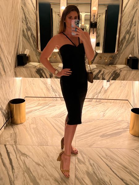 Busted out my new black dress to celebrate my birthday. 🥳 This bodycon hugs all your curves in the right places. I’m wearing a size medium (and had a bit of extra room).

#LTKcurves #LTKstyletip