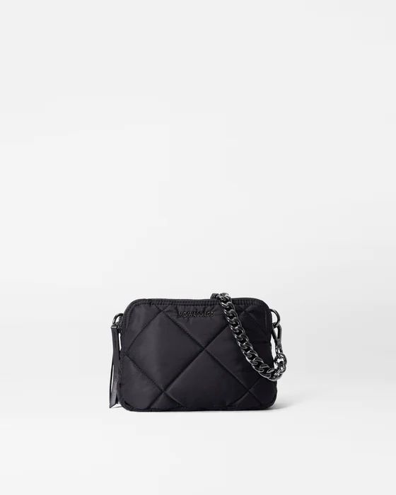 Black Quilted Small Bowery Crossbody | MZ Wallace