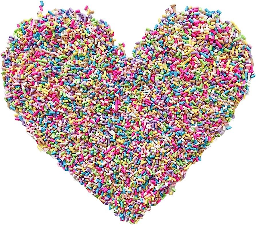 EHOPE 50G Fake Sprinkles Polymer Sprinkles Resin Sprinkles Clay Sprinkles for Resin Nail Art Slic... | Amazon (US)