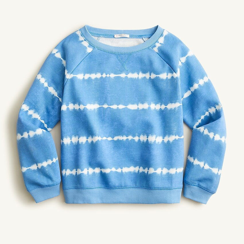 Girls' raglan-sleeve crewneck sweatshirt | J. Crew US