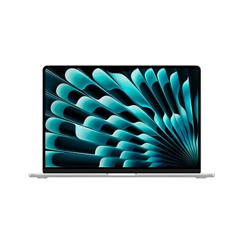 Apple 2024 MacBook Air 15-inch Laptop with M3 chip: Built for Apple Intelligence, 15.3-inch Liquid Retina Display, 8GB Unified Memory, 256GB SSD Storage, Backlit Keyboard, Touch ID; Silver | Amazon (US)