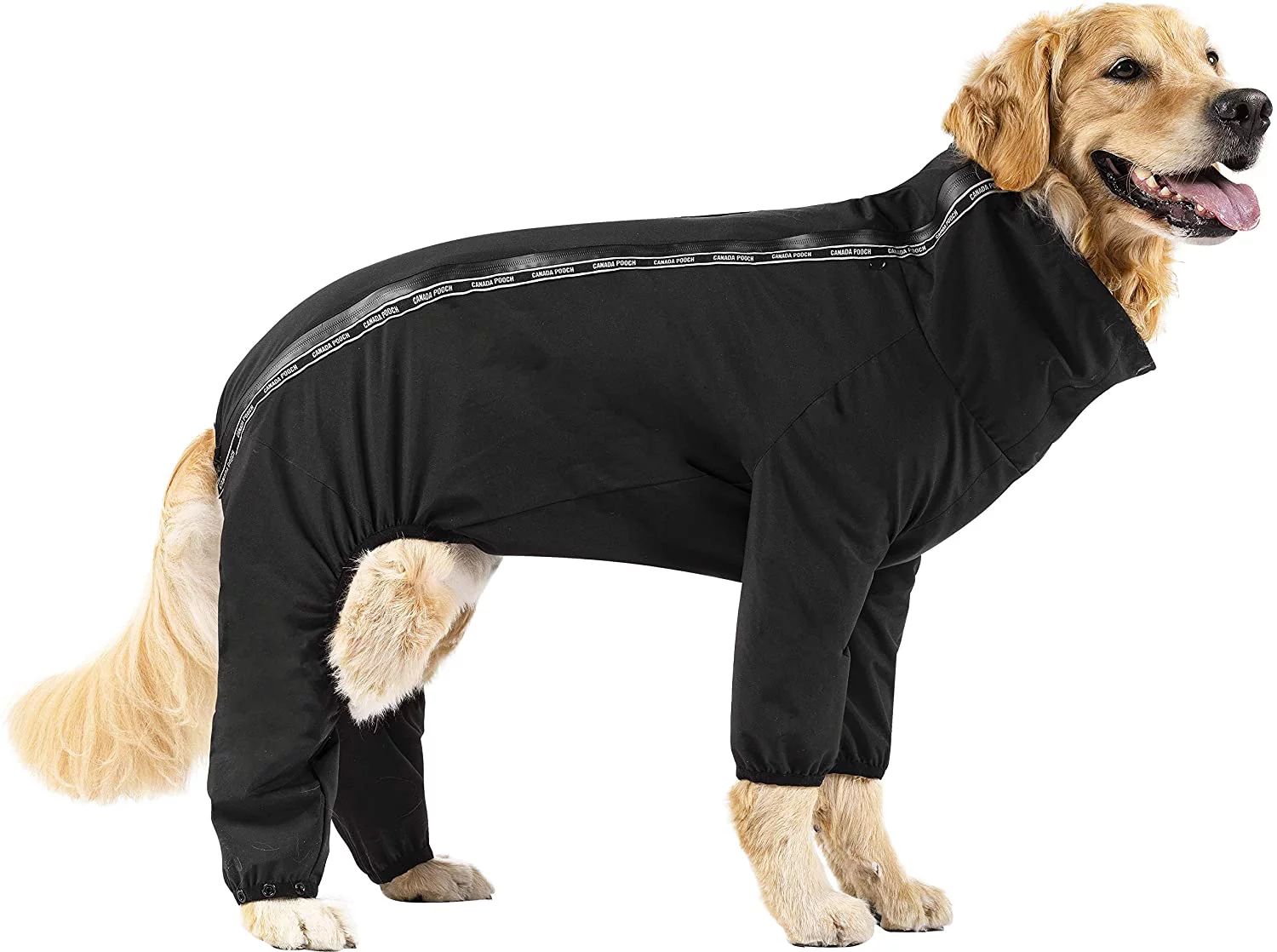Canada Pooch Slush Suit Size 12 Black Water-Resistant Dog Bodysuit | Walmart (US)