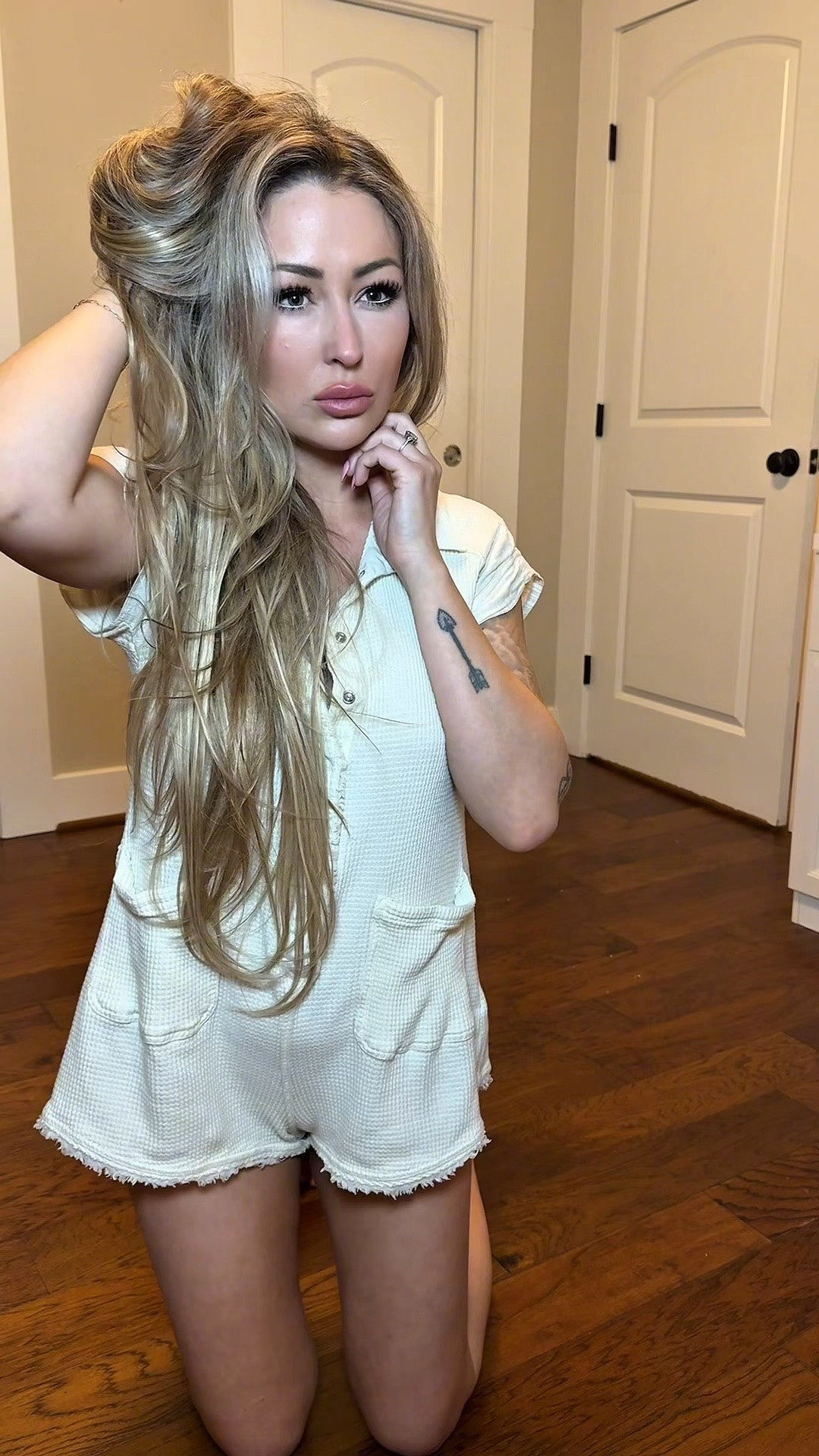 Affordable hair extensions that last! I’m using tape in hair extensions 24” so I could do it myself at home. 💕

The color matching online is superb. No worrying about having to send it back due to the color being different than what you saw online. 👏🏼👏🏼

I love that I can choose where to add the hair (especially around my face framing) 
Save time and money with these beautiful extensions. 🤩

#LTKselfcare #LTKgrwm #LTKBeauty