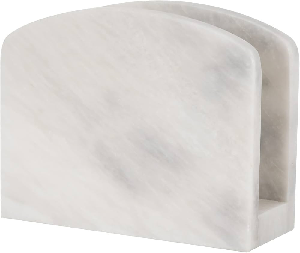 RADICALn Napkin Holder White Handmade Marble Dining Table Napkins Holder - Simple Modern Home & K... | Amazon (US)