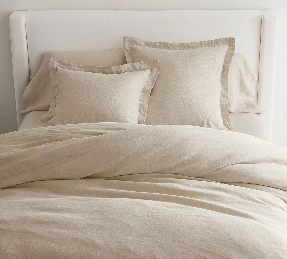 Belgian Flax Linen Duvet Cover & Shams | Pottery Barn (US)