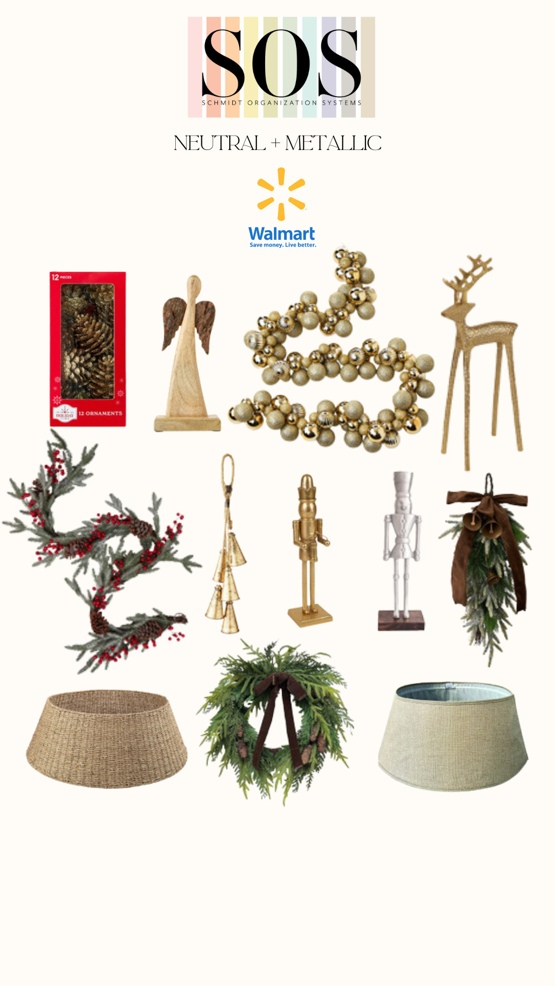 Elevate your holiday style with Walmart finds in chic neutrals and shimmering metallics. These timeless décor pieces add elegance to your Christmas home—perfect for a cozy, modern, or glam holiday look. From neutral holiday accents to metallic Christmas décor, these budget-friendly picks make it easy to create a festive, sophisticated vibe. Shop my Walmart holiday favorites now to bring sparkle and style to the season.

#WalmartHoliday #WalmartFinds #HolidayDecor #ChristmasDecor #NeutralDecor #MetallicDecor #HolidayHome #ChristmasStyle #HolidayFavorites #BudgetFriendlyDecor #HolidayInspo #FestiveHome #ElegantHoliday #LTKHoliday #LTKHome 

 #LTKHome #LTKFindsUnder50 #LTKFindsUnder100