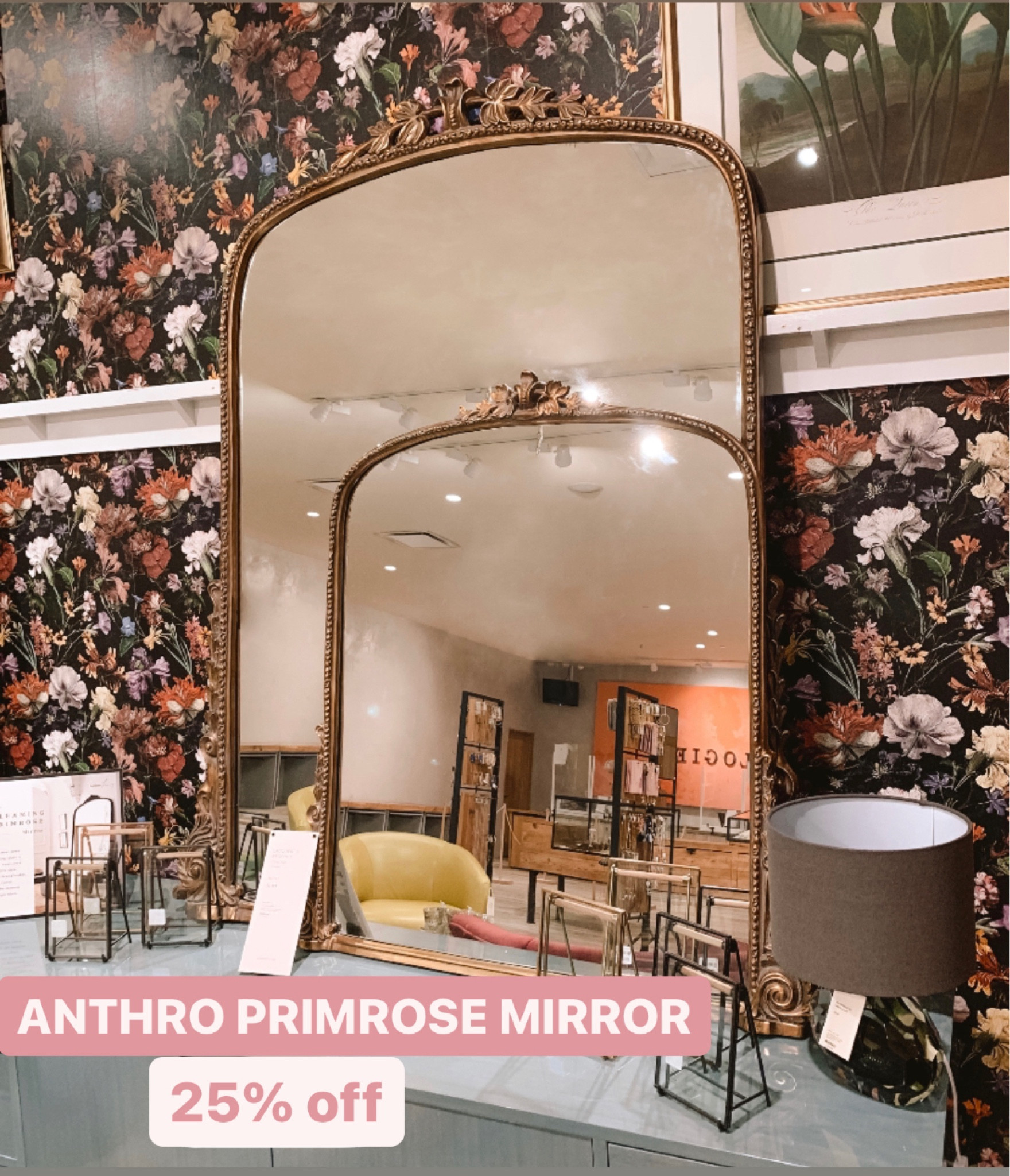 Anthropologie primrose mirror on sale

Gold mirror
Anthropologie
Scroll mirror
Primrose mirror
Wall mirror
Bathroom mirror

#LTKhome #LTKstyletip #LTKU #LTKsalealert #LTKunder100 #LTKunder50 #LTKSeasonal #LTKFind