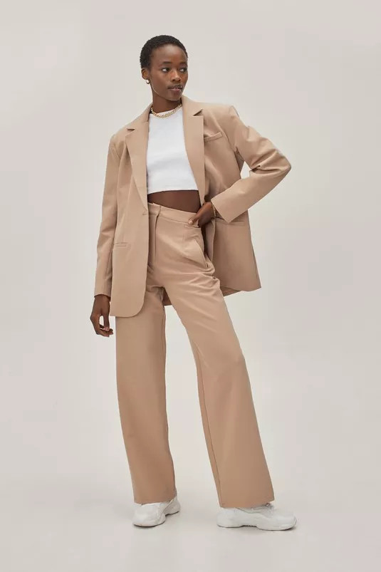 Oversized Single Breasted Blazer | Nasty Gal (US)