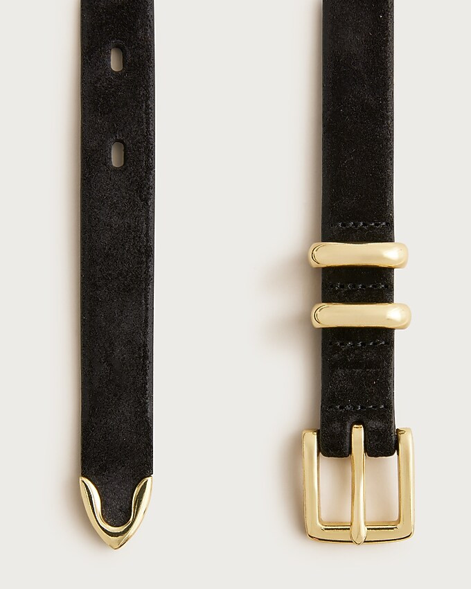 Thin suede belt | J. Crew US