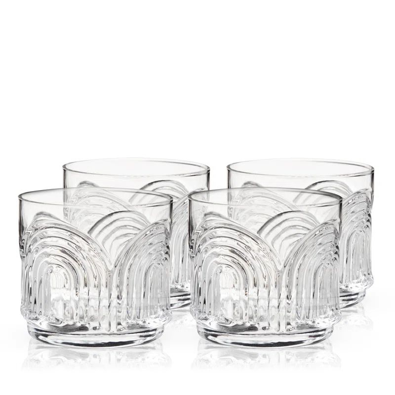 Viski 2 - Piece 11oz. Whiskey Glass Glassware Set | Wayfair North America