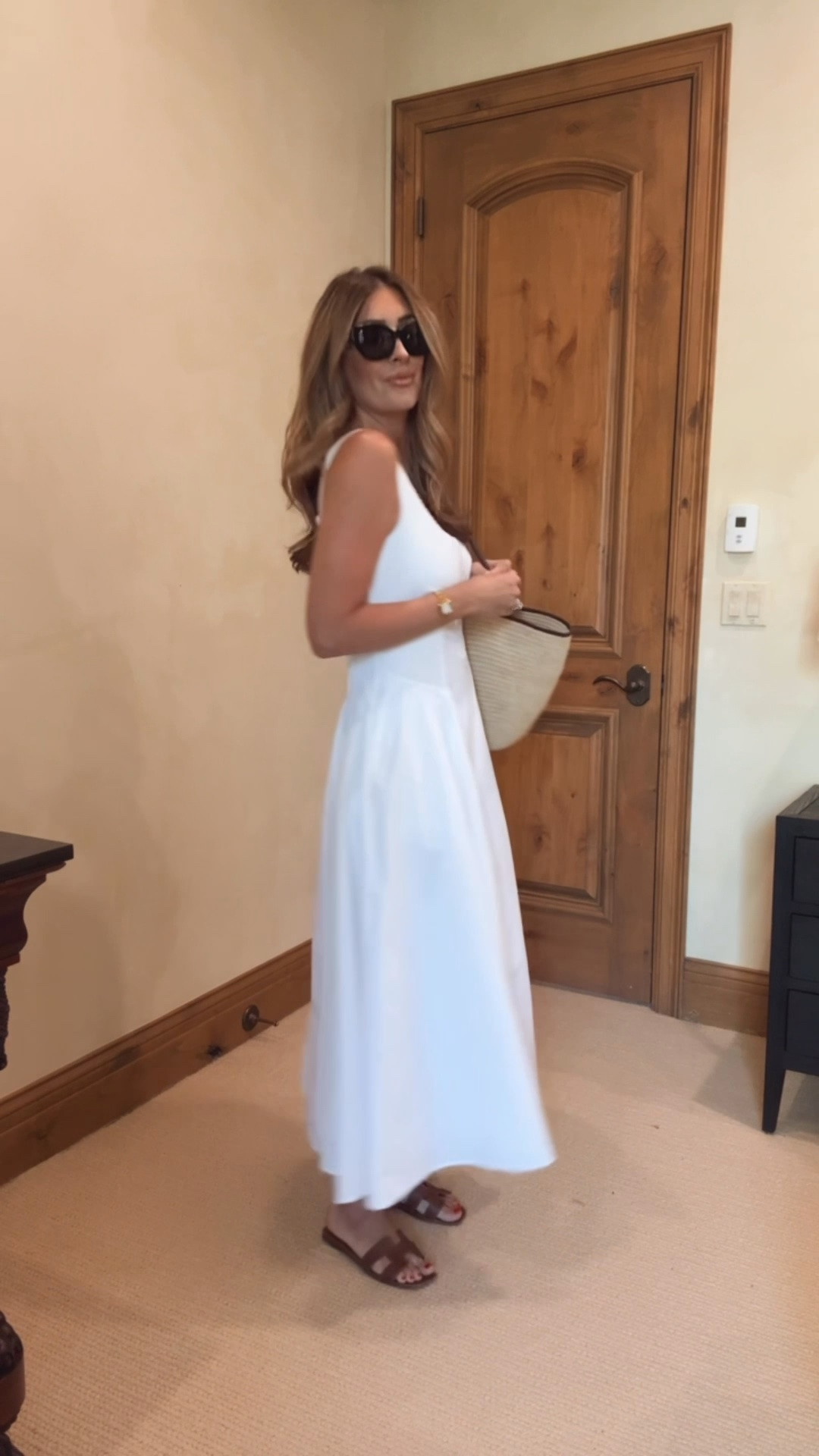 My exact dress is the Abercrombie one but it looks like the white is no longer available so I linked similar. This dress comes in tons of color options though! I’m in the small

#LTKootd