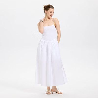Women's Smoked Midi A-Line Dress - A New Day™ | Target
