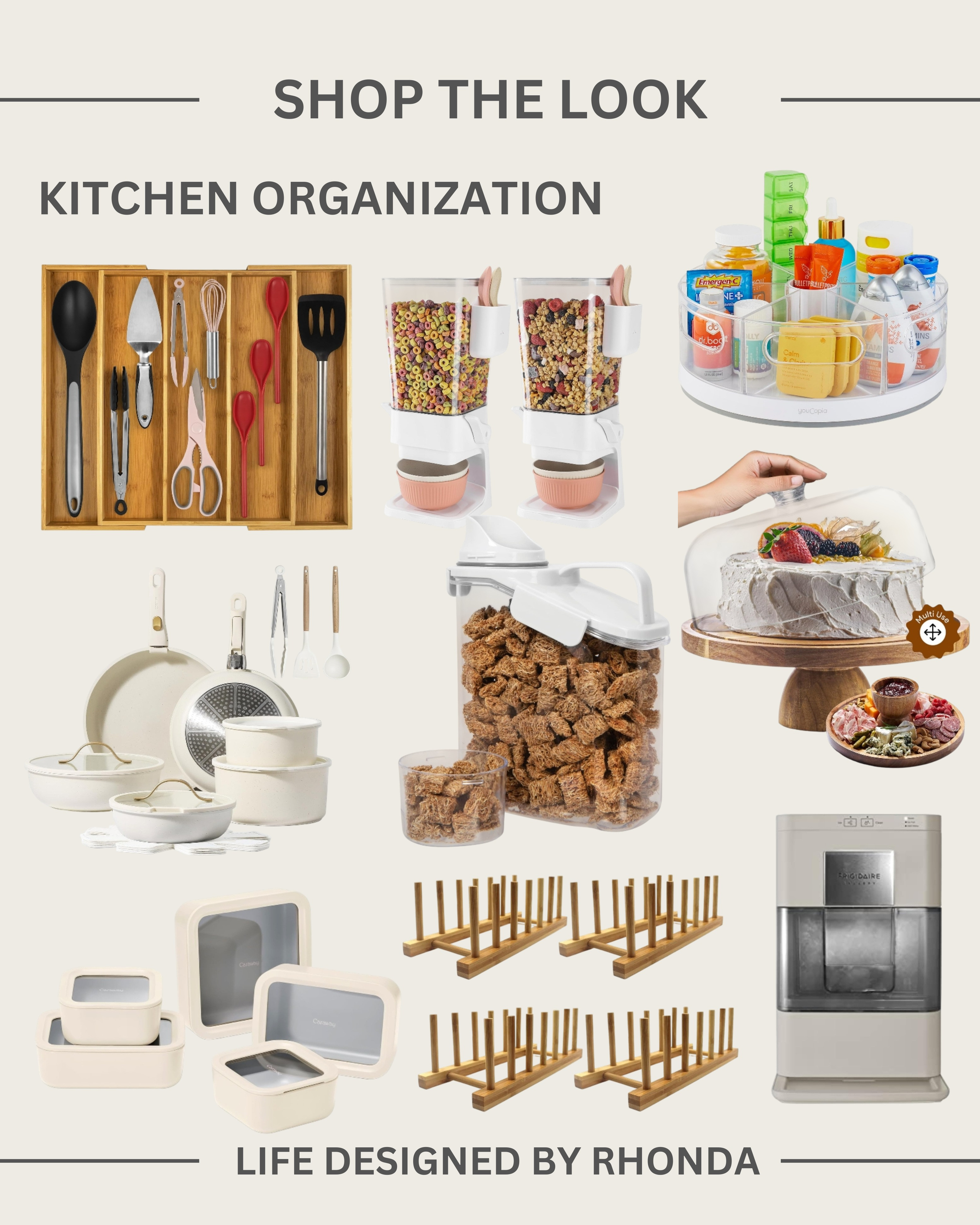 Transform your space with these essential kitchen organization finds. From clear bins to tiered shelves, these top-rated solutions make it easy to keep your pantry and counters clutter-free. Tap to shop these kitchen organization must-haves! #KitchenOrganization #HomeHacks #PantryGoals 

 #LTKGiftGuide #LTKHoliday #LTKSaleAlert
