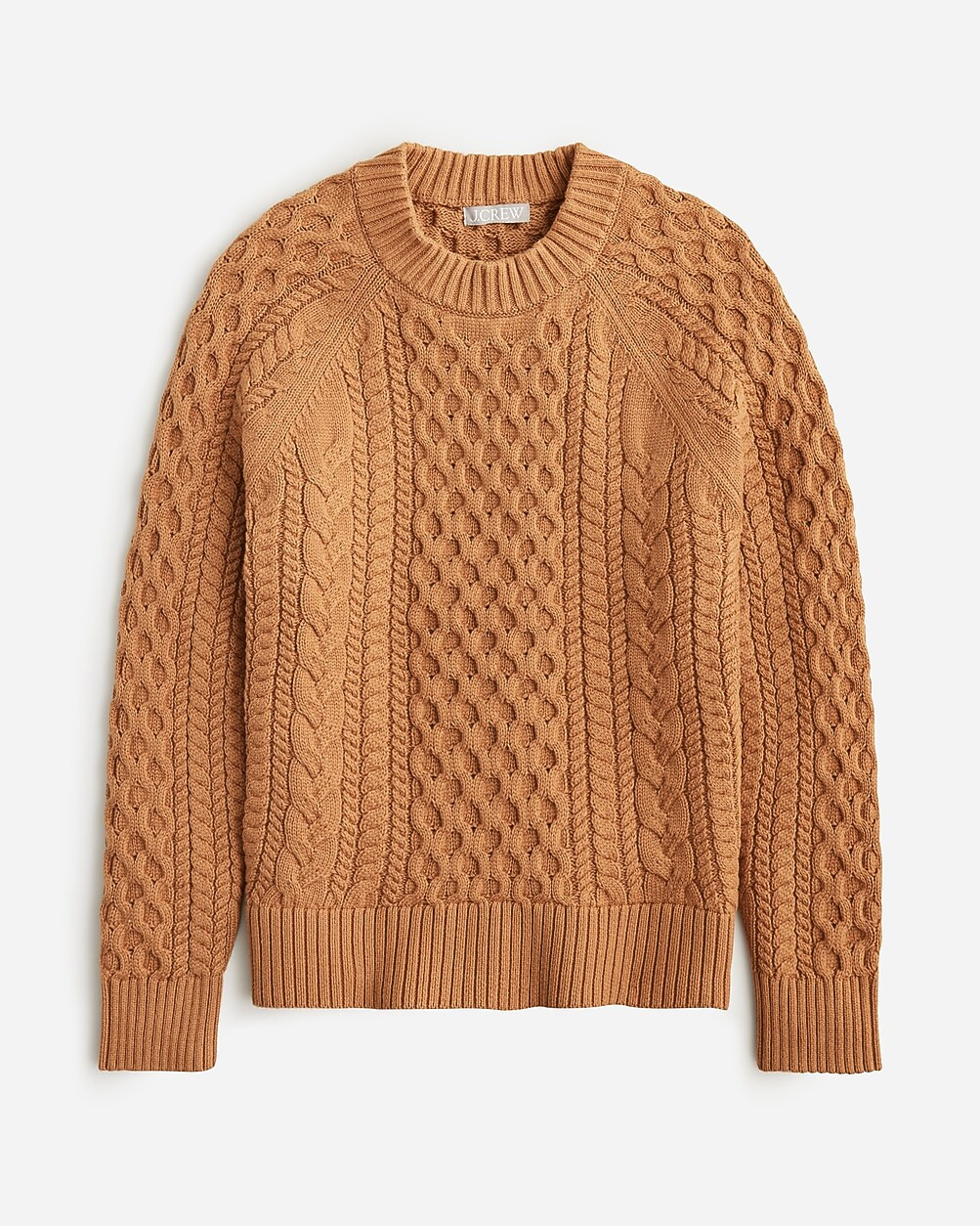 Cable-knit crewneck sweater | J. Crew US