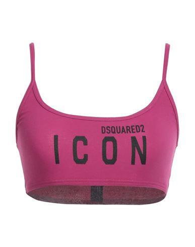 Dsquared2 Icon Underwear Woman Top Mauve Size 2 Cotton, Elastane | YOOX (US)