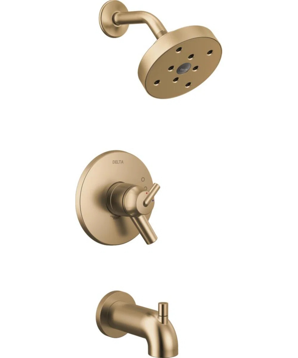 Trinsic 17 Series Dual-Function Tub Shower Faucet Set, H20kinetic Shower Handle Trim Kit T17459-C... | Wayfair North America
