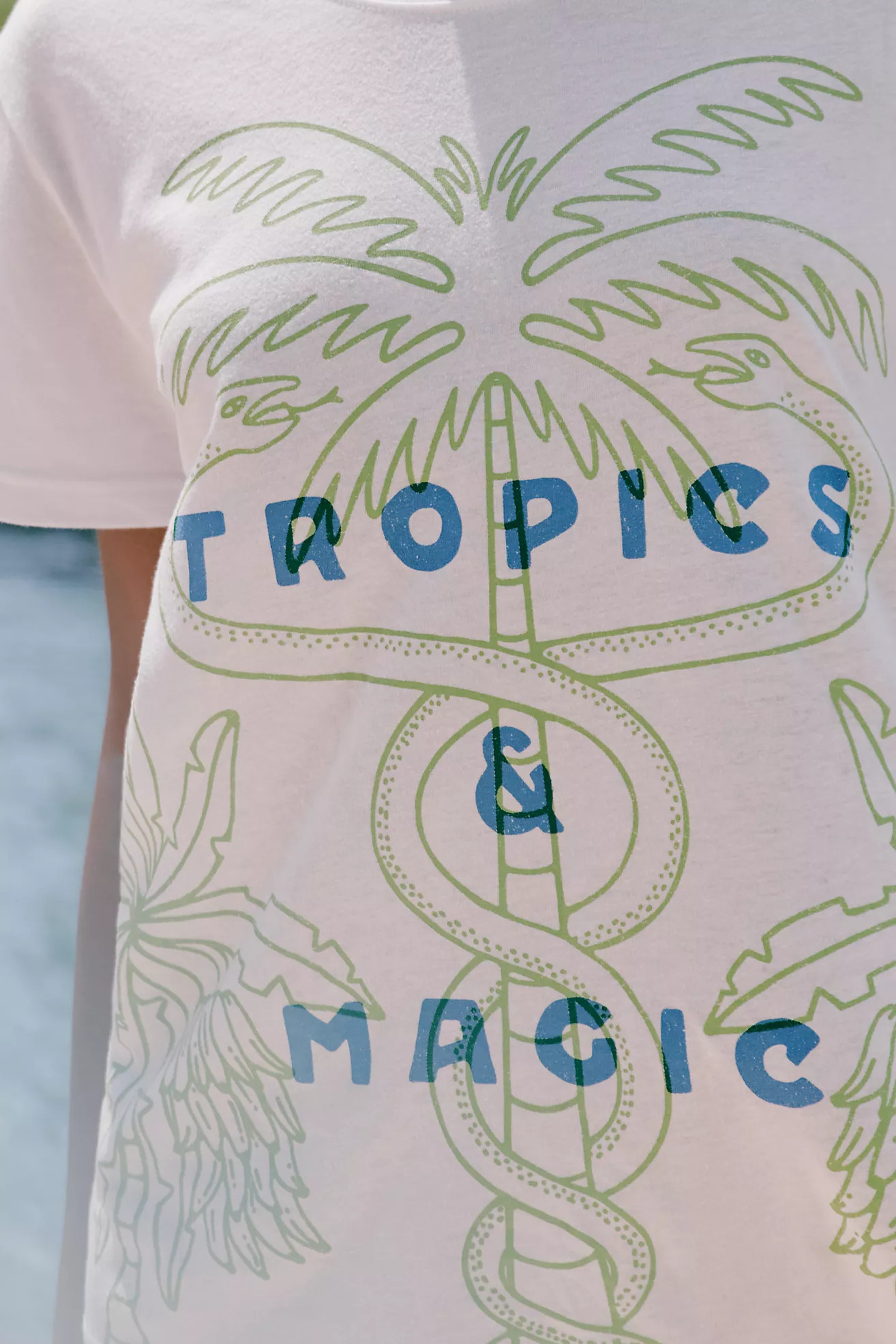 Tigre Indigo x Celandine Graphic Tee | Anthropologie (US)
