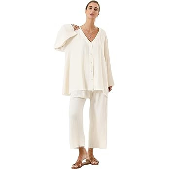 NOTHING FITS BUT Modal Guaze Nursing Set | Amazon (US)