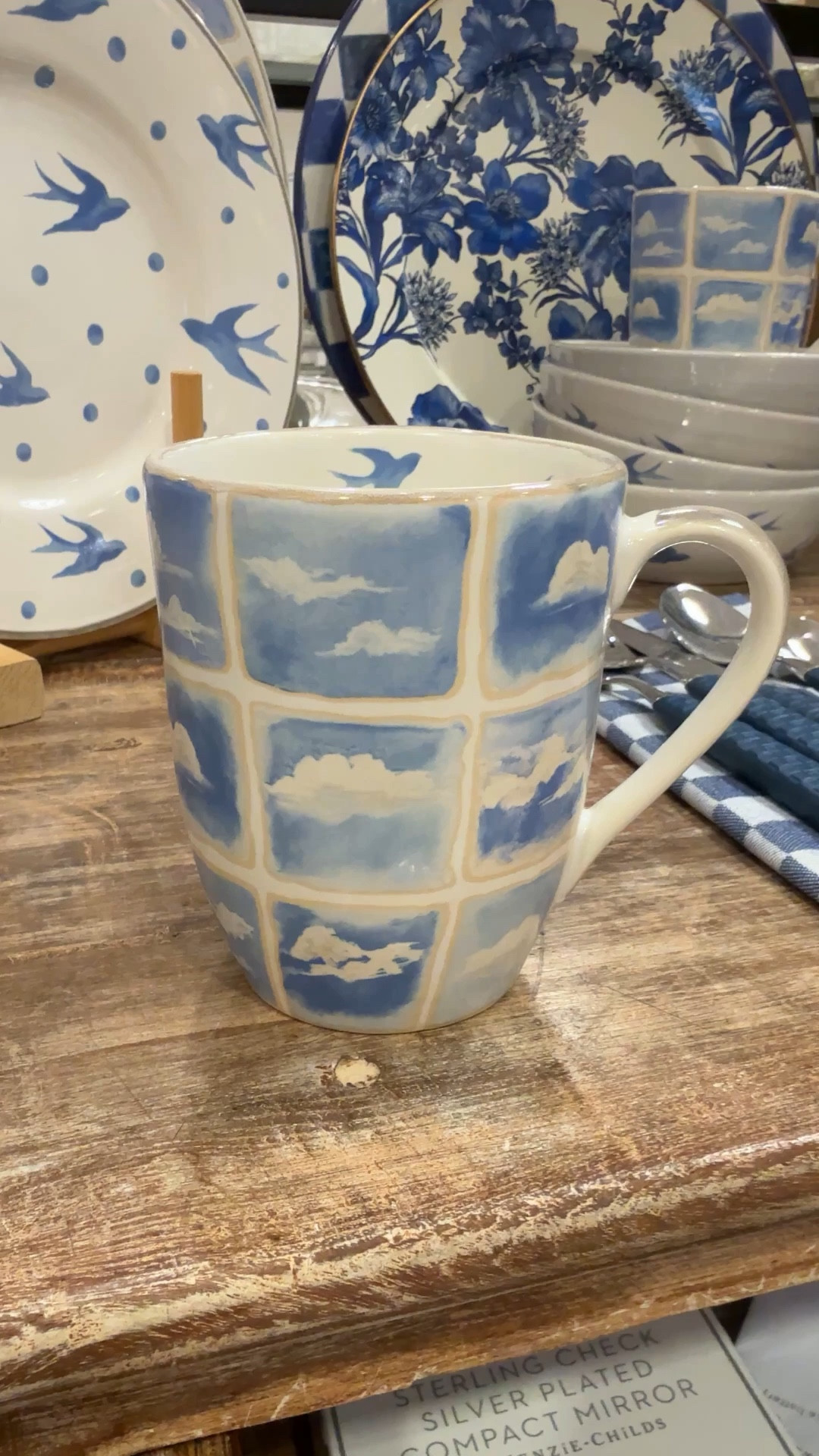 Perfect gift idea! 🩵 I love this Cloud Watching Mug from MacKenzie-Childs! Such a charming piece for everyday use. ☁️✨ Made of stoneware with a hand-painted rim and delicate detailing, it feels special while still being practical (dishwasher + microwave safe). 🙌🏻 It’s currently on sale at Macy’s but low in stock, so definitely a good time to grab it. Linked it here! ☕️ #MacKenzieChilds #GiftIdea #CoffeeCup

#LTKSaleAlert #LTKHome