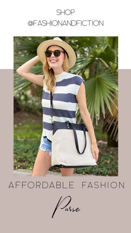 Great canvas and leather tote bag from Amazon. Shoulders drop and cross body strap. Fits a laptop. Great for worker travel. Three colors available.

#LTKItBag #LTKTravel #LTKWorkwear