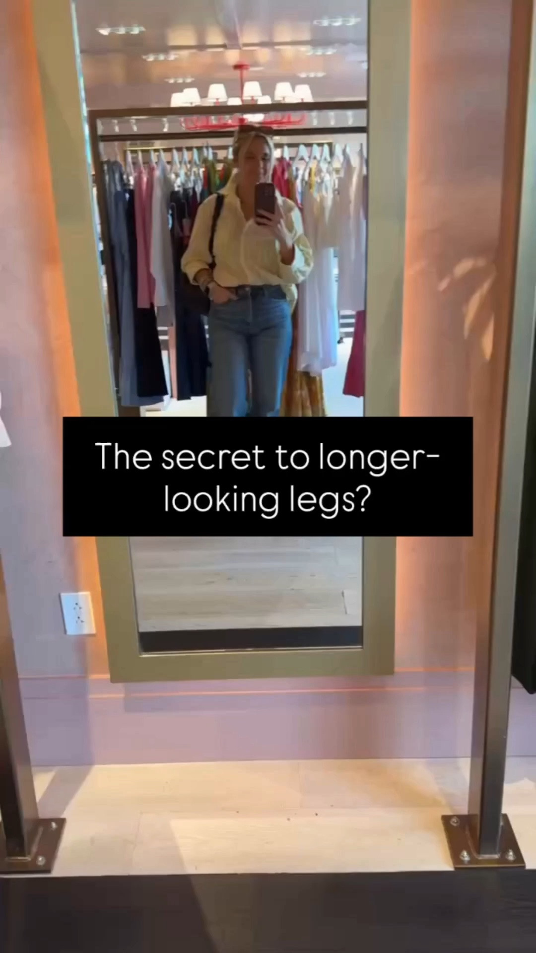 You don’t need sky-high heels to elongate your legs— you just need smart styling. 

1) Go high-rise. High-waisted pants or skirts visually lenghten your frame instantly. 
2) Monochrome Magic. Wearing one color from top to bottom keeps the eye moving, creating a seamless line. 
3) Pointed toes or nude tones. Both give the illusion of extra inches without sacrificing comfort. 

Longer-looking legs, no heels required.