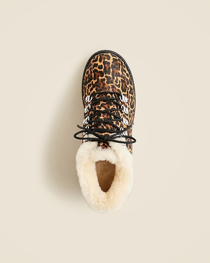 Nordic ankle boots in calf hair | J. Crew US