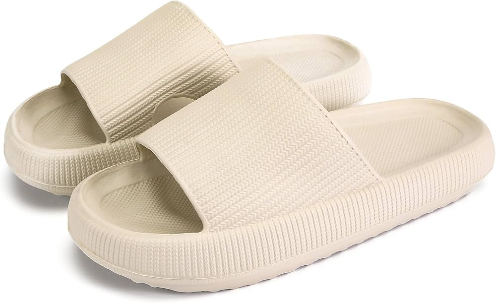 rosyclo Cloud Slippers for Women and Men, Pillow House Slippers Shower Shoes Indoor Slides Bathro... | Amazon (US)