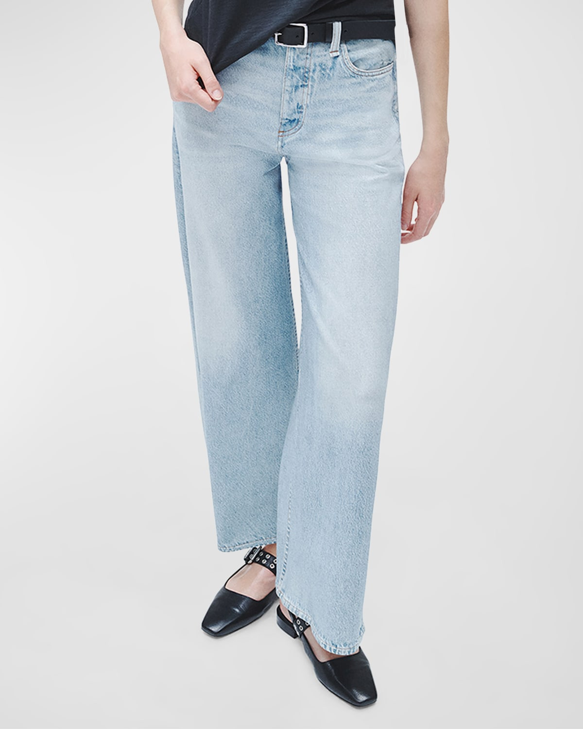 Miramar Sofie Cropped Wide-Leg Jeans | Neiman Marcus