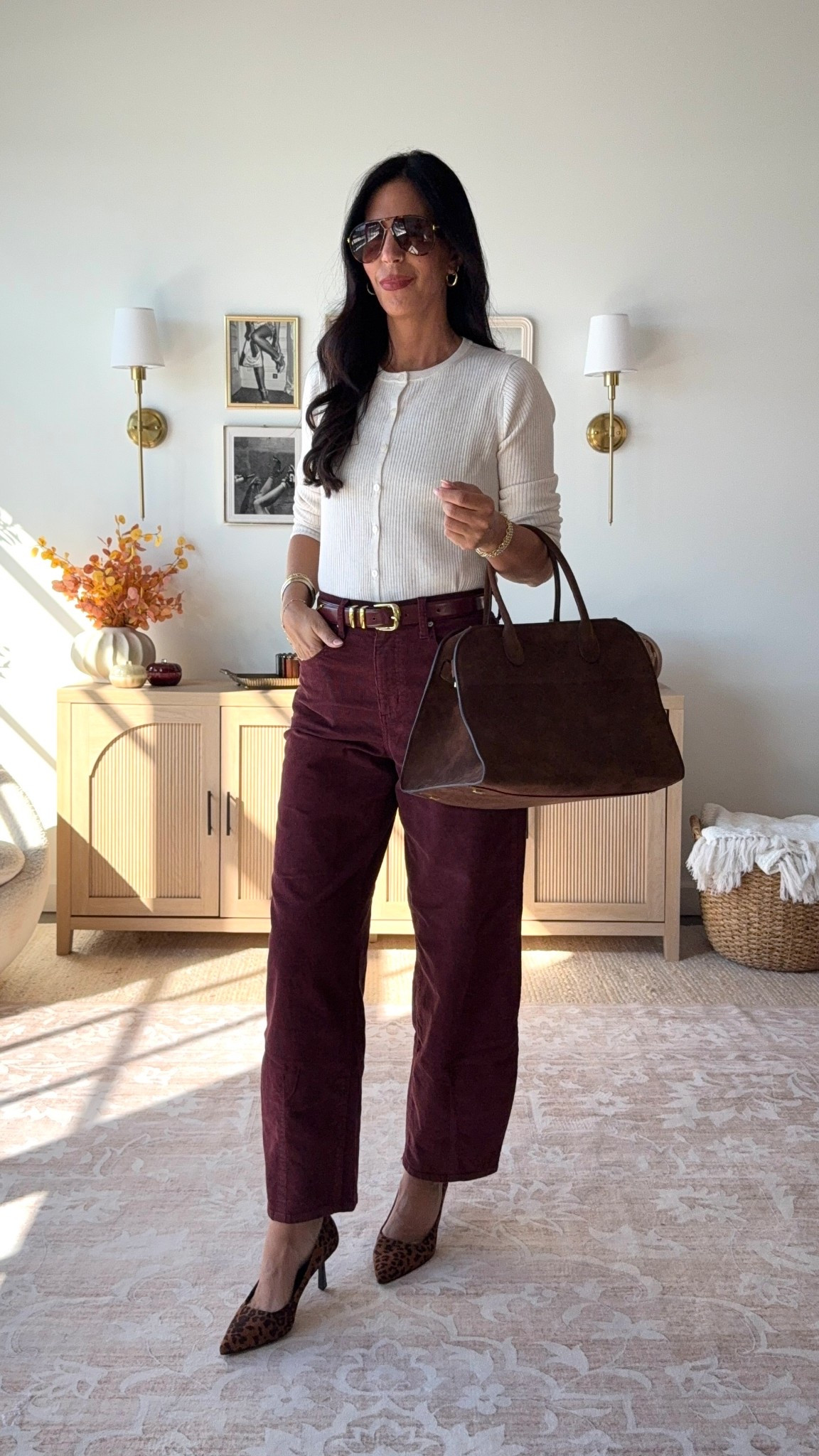 These burgundy target high rise corduroy pants are perfection for the holidays! 
Wearing a size 2 
Top- size medium 


#LTKU #LTKTall