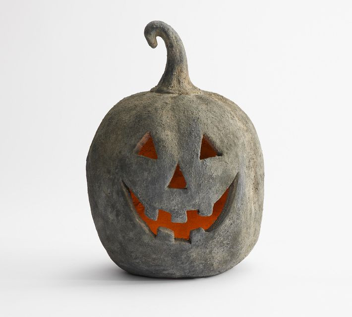 Terracotta Jack O Lanterns, Tiny Pumpkin, Black | Pottery Barn (US)