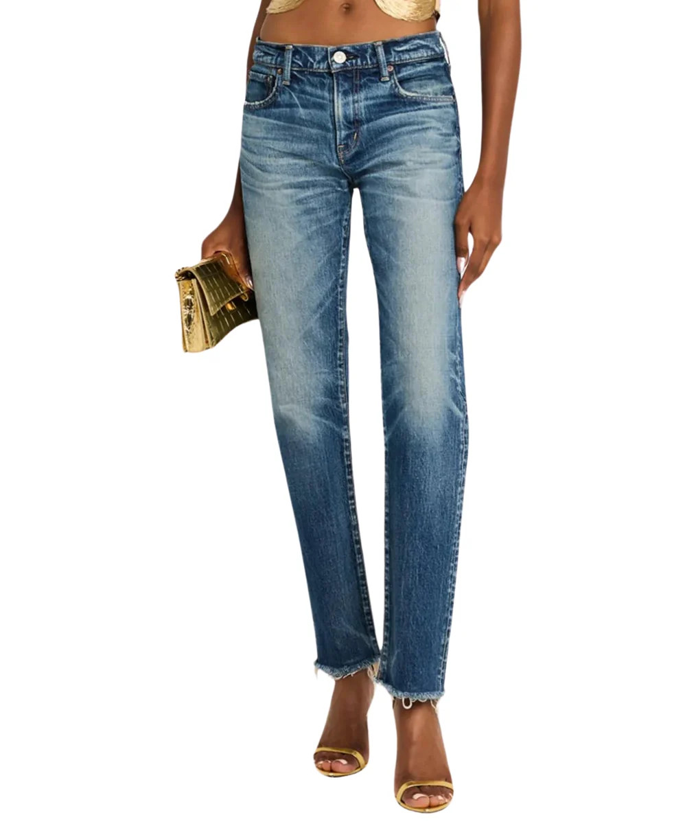 MV Florahome Slim Straight- Blue | LOLA Boutique