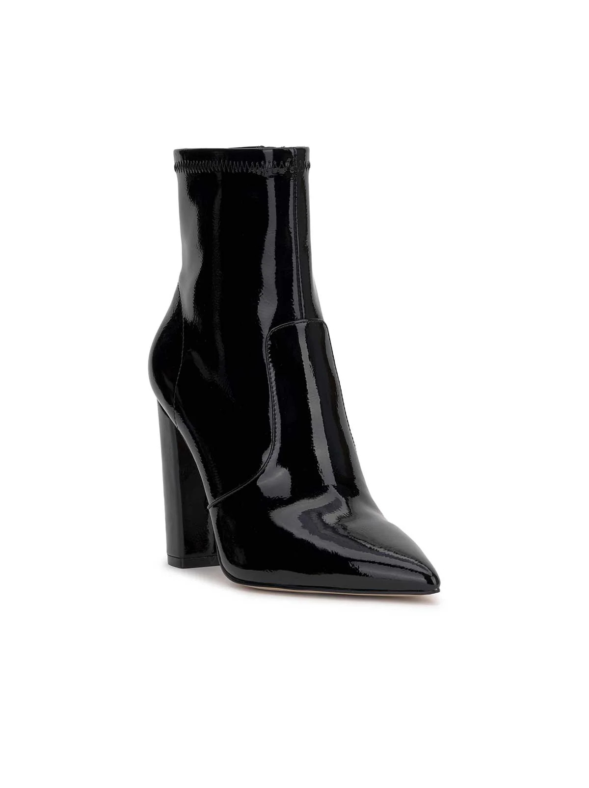 Narelle Pointed Toe Bootie in Black Patent | Jessica Simpson E Commerce