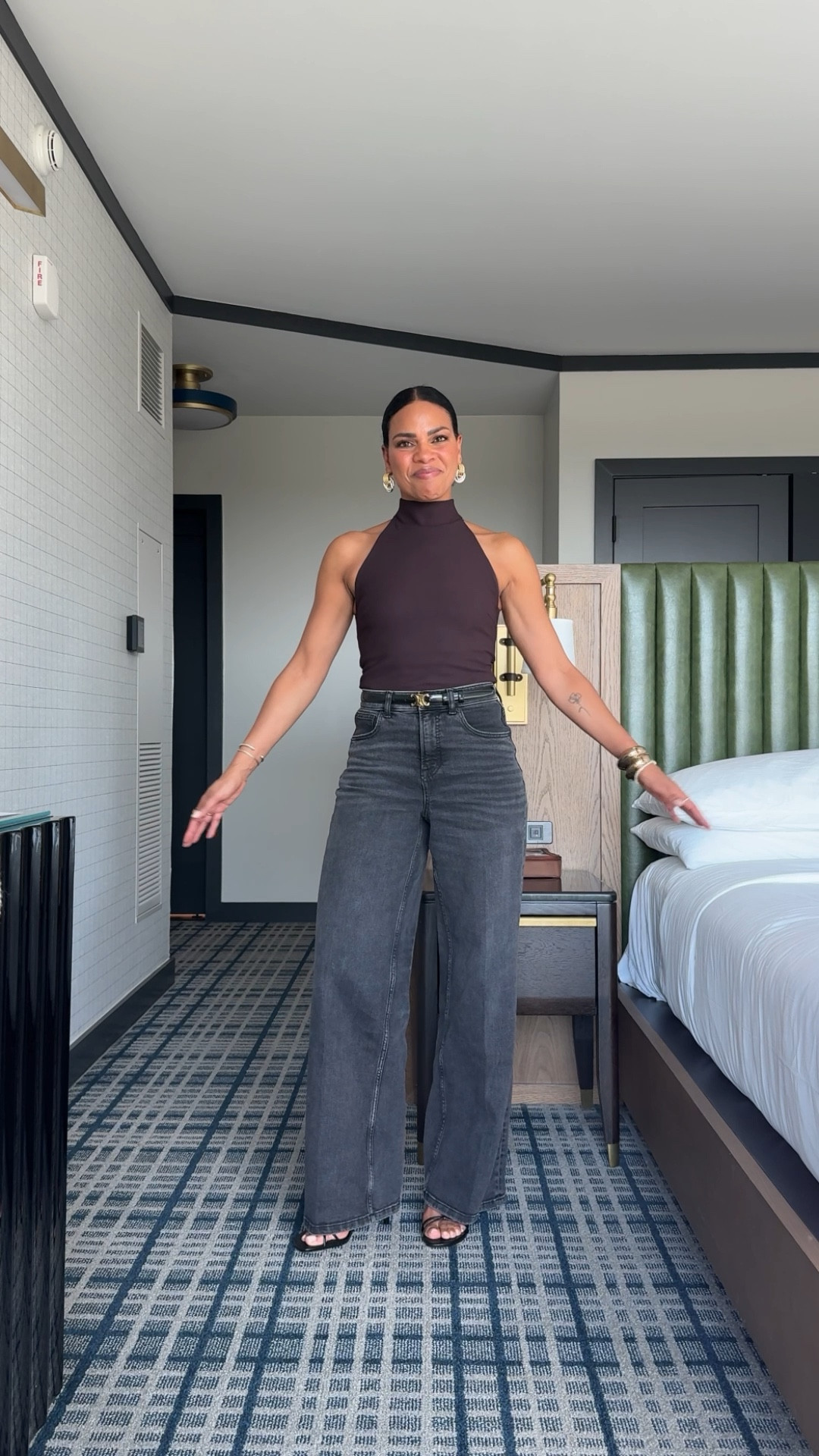 Dinner hosted by spanx and they gave us a code DENIM360 15% off denim thru 10/10  these are true to size and im 5’4" they are stretchy and comfy and smoothing!

#LTKCon