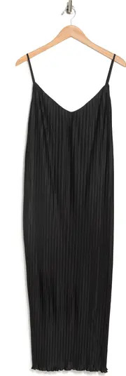 V-Neck Pleated Midi Dress | Nordstrom Rack