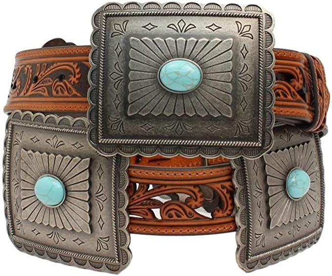 ARIAT Women's Turquoise Concho Western Belt | Amazon (US)