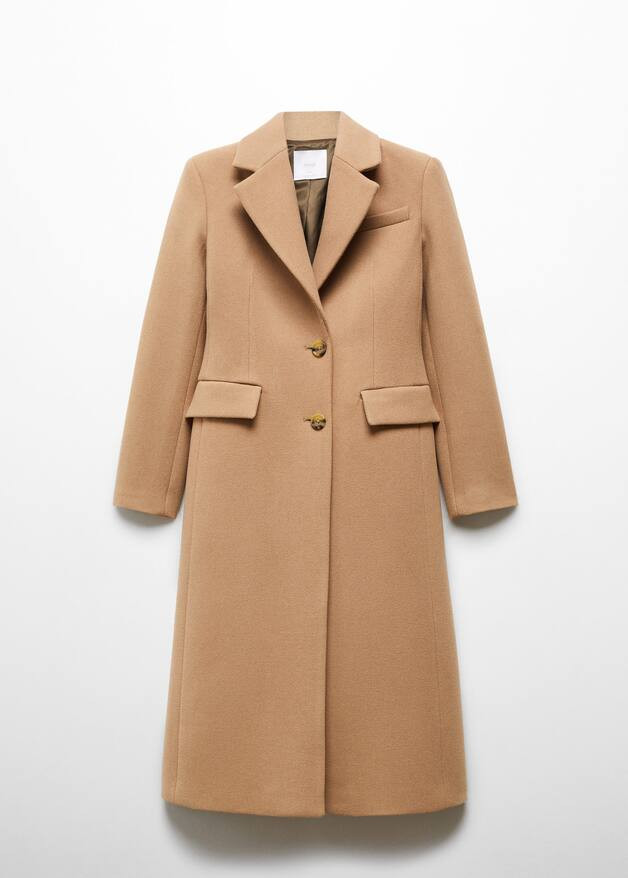 Tailored wool coat -  Women | Mango United Kingdom | MANGO (UK)