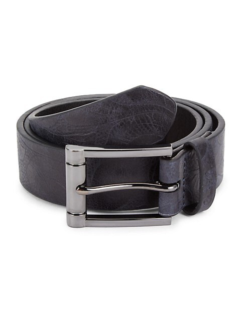 Brabham Paisley-Embossed Leather Belt | Saks Fifth Avenue OFF 5TH
