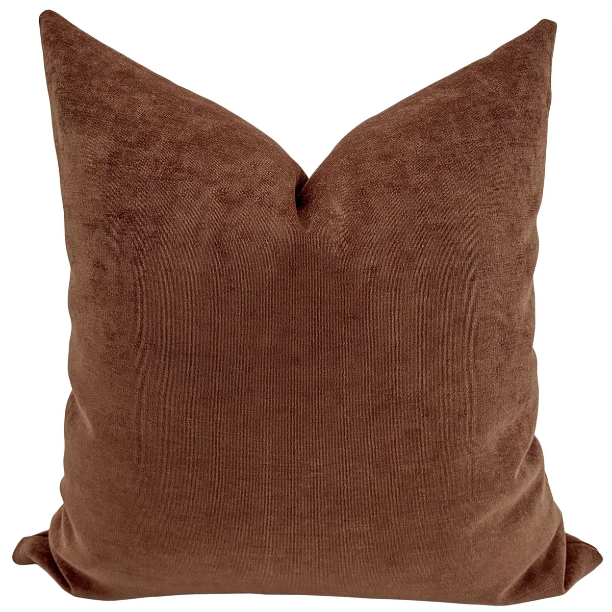 Washed Rust Velveteen Pillow Cover | Hackner Home (US)