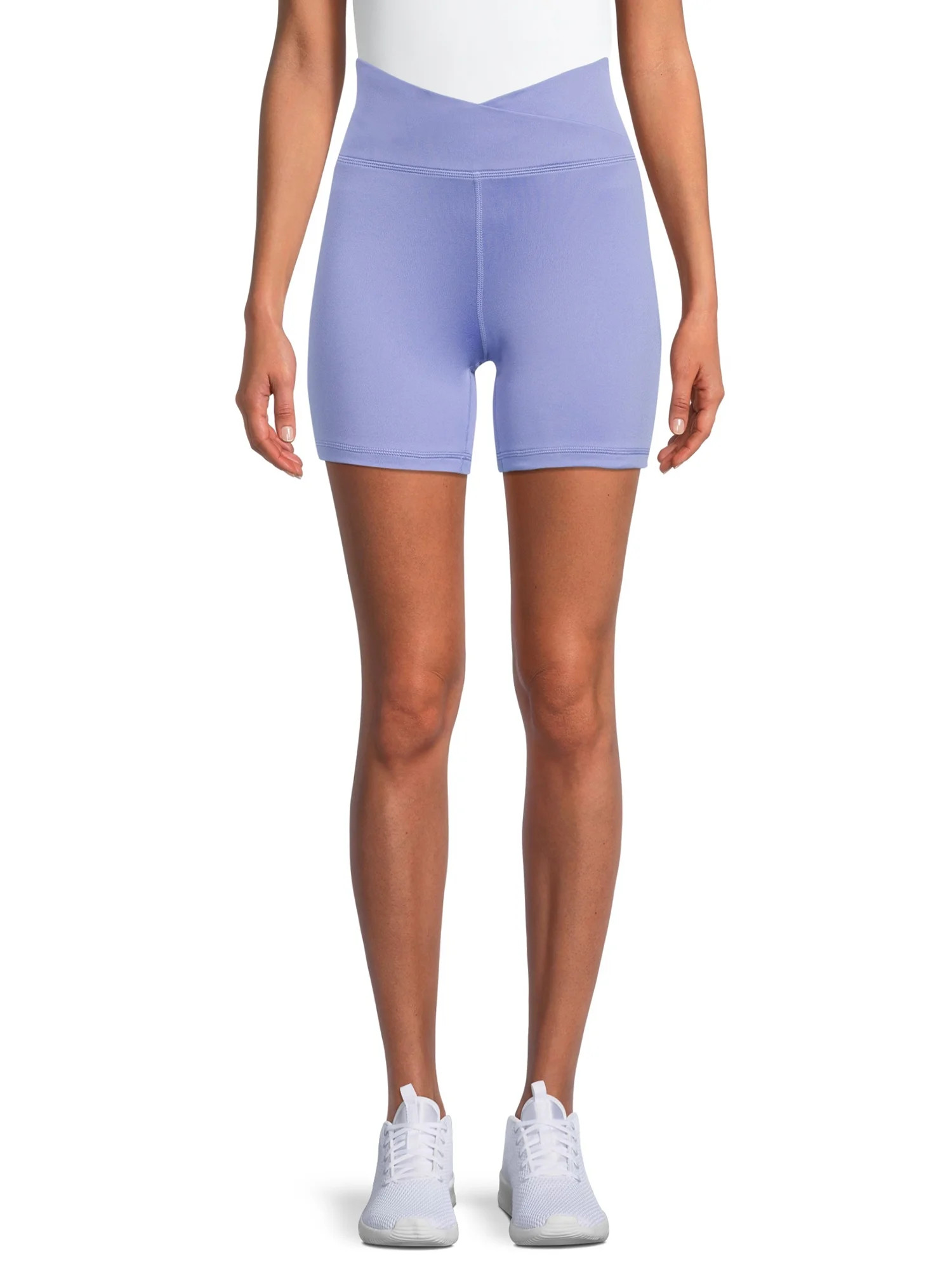 Avia Women's Cross Waist 5'' Bike Short - Walmart.com | Walmart (US)