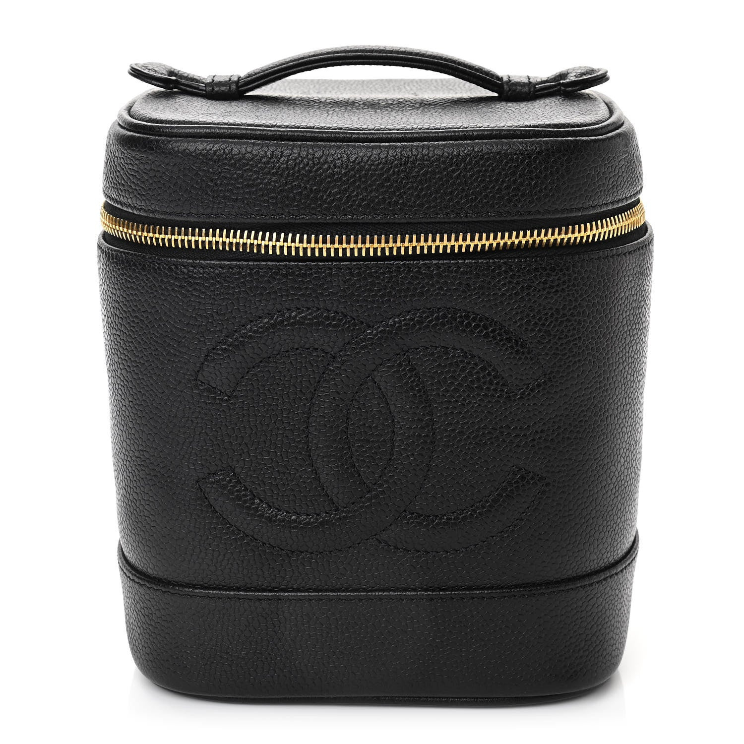 CHANEL Caviar Vanity Cosmetic Case Black | FASHIONPHILE | FASHIONPHILE (US)