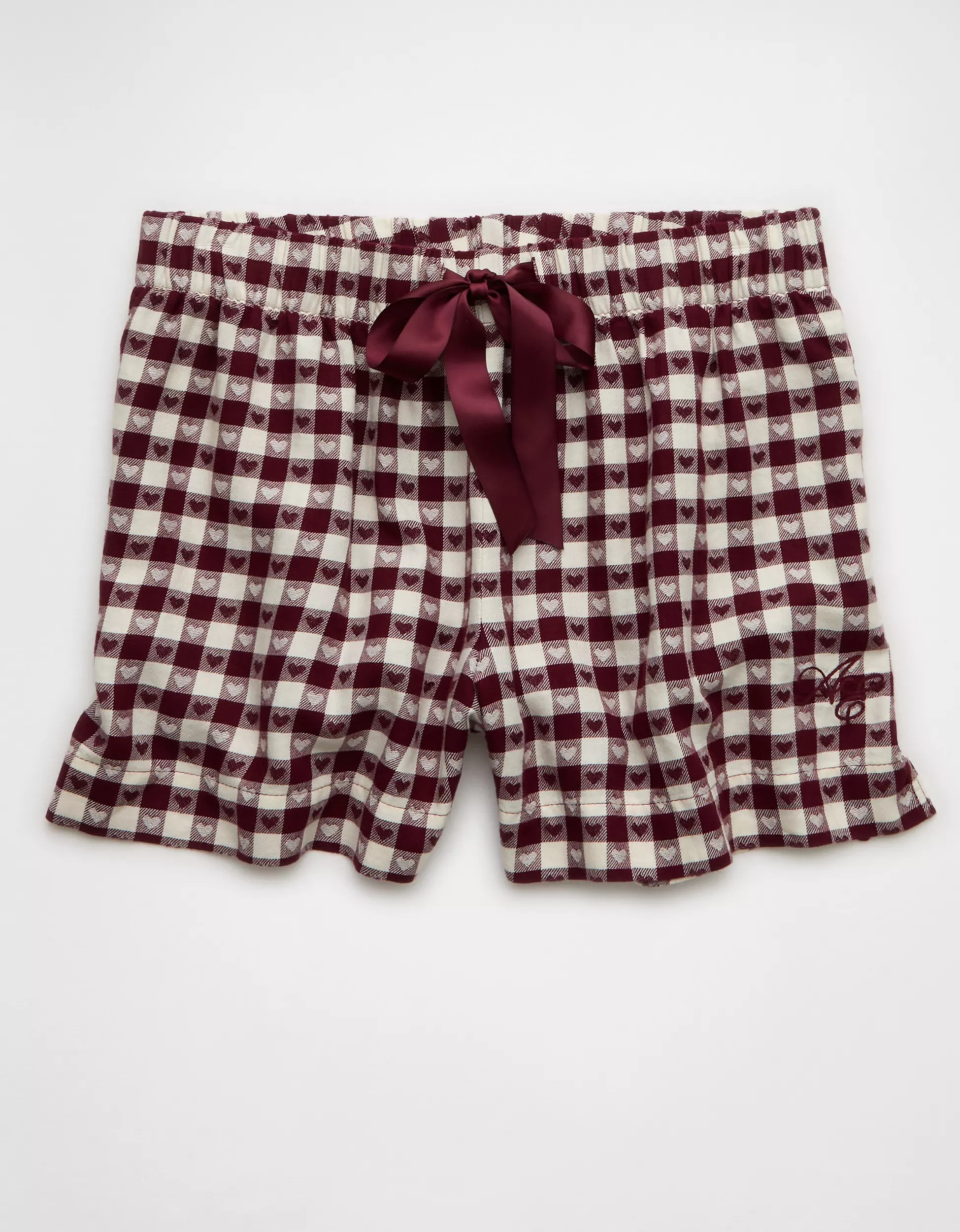 AE Flannel Boxer Sleep Shorts | American Eagle Outfitters (US & CA)