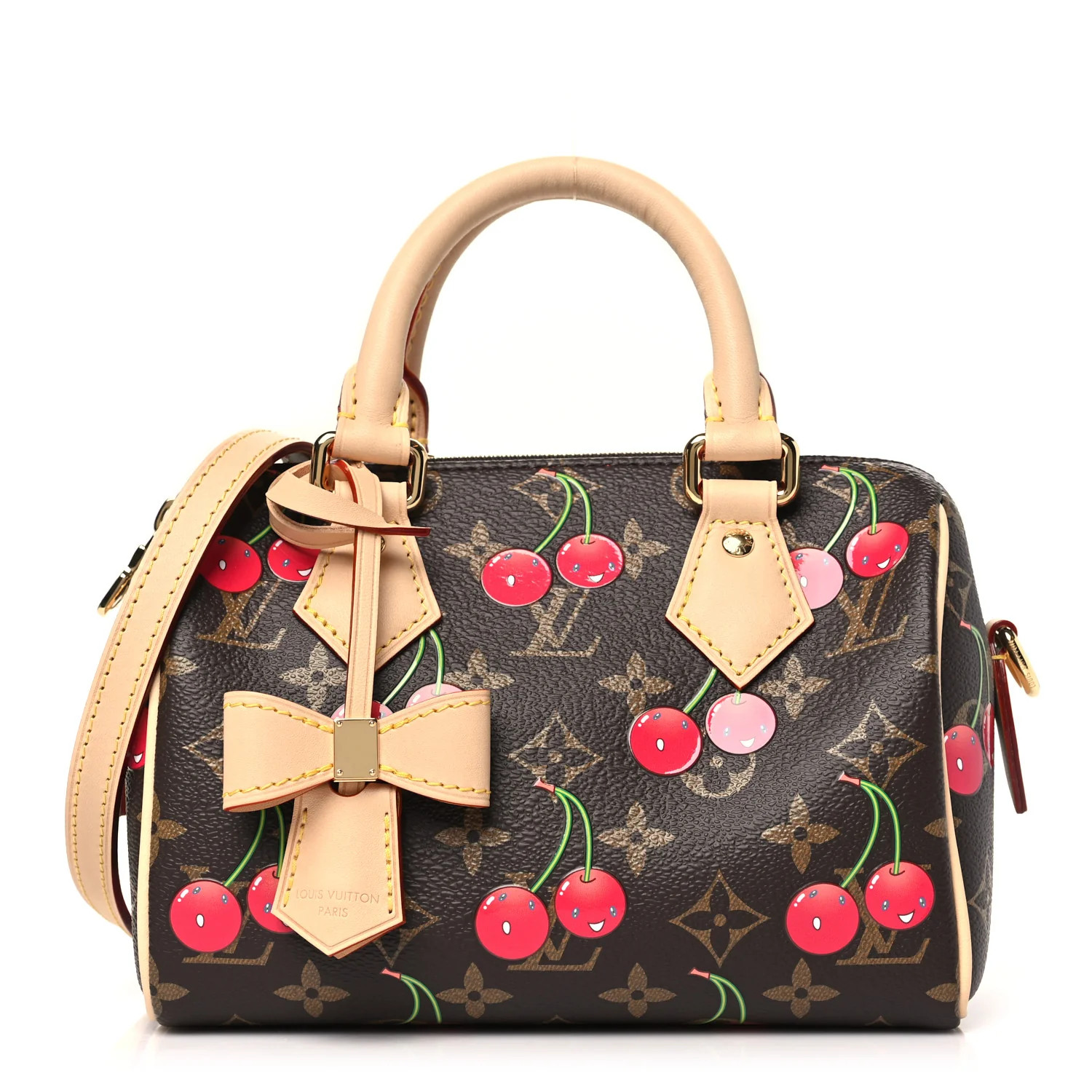 LV X TM Monogram Cerises Speedy Bandouliere 20 | FASHIONPHILE (US)